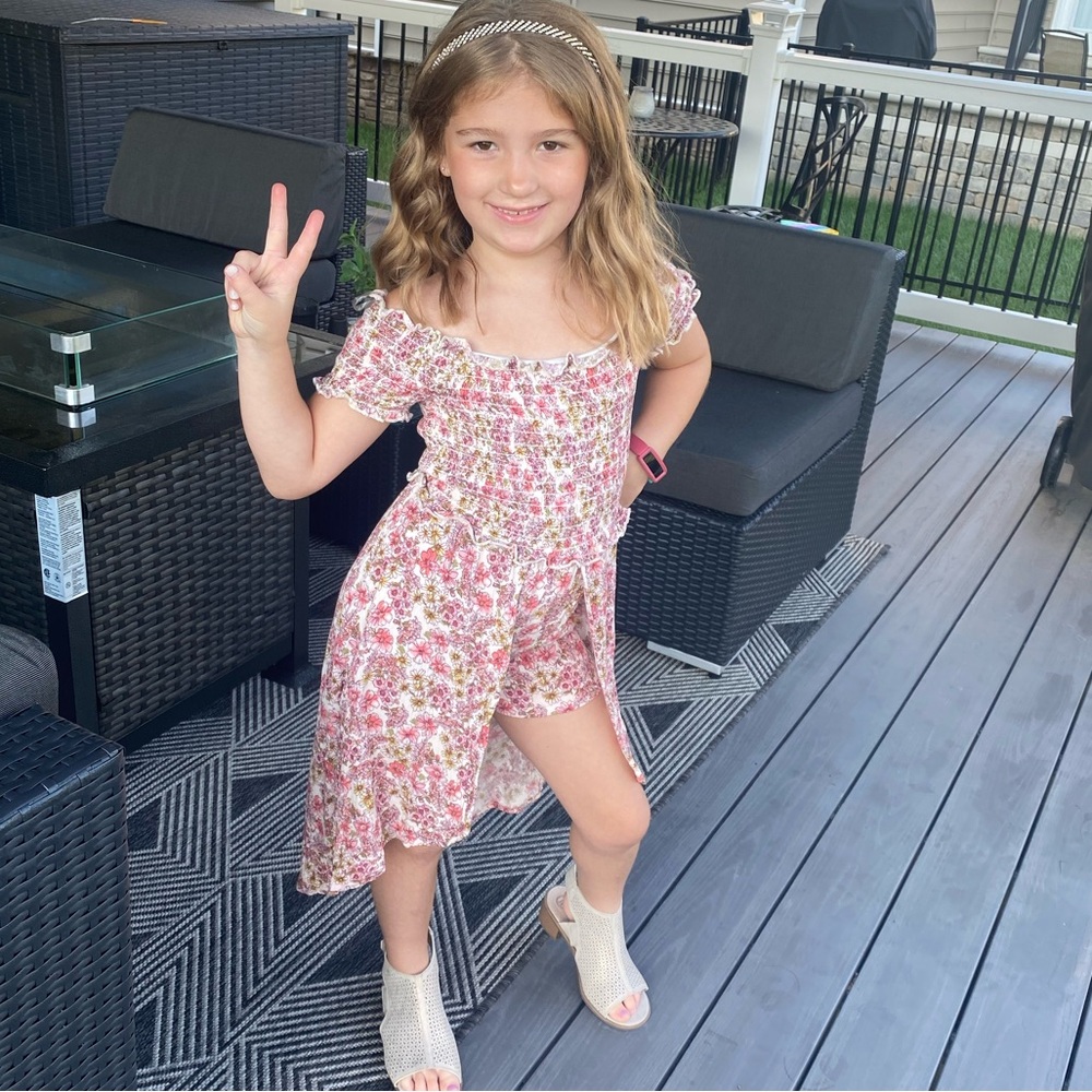 Girls Floral Dress